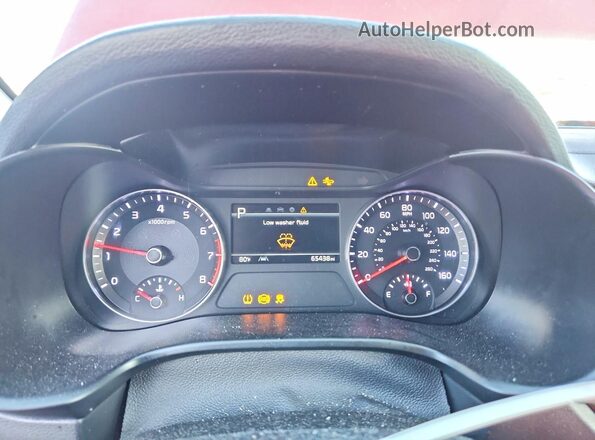 3KPF24AD2PE592080 2023 KIA FORTE Красный Вид щитка приборов