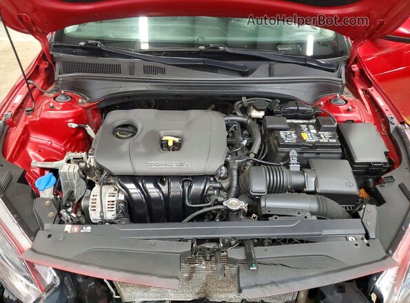3KPF24AD2PE642394 2023 KIA FORTE Red უკანა სალონის ხედი