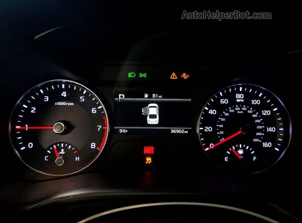 3KPF24AD2PE662970 2023 KIA FORTE Gray Вид щитка приладів