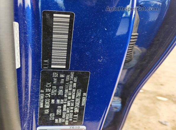 3KPF24AD2RE736813 2024 KIA FORTE Blue Вид підкапотного простору