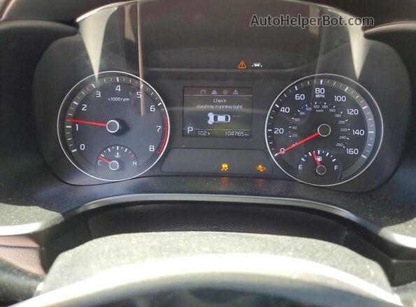 3KPF24AD3KE019617 2019 KIA FORTE Red Սարքավորումների վահանակի տեսք