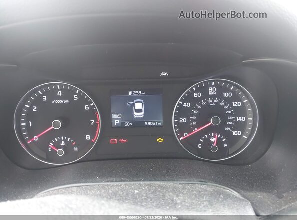 3KPF24AD3KE057428 2019 KIA FORTE Red Rear seats view