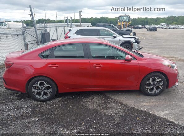 3KPF24AD3KE057428 2019 KIA FORTE Red Rear interior view