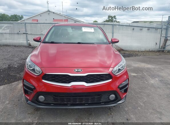3KPF24AD3KE057428 2019 KIA FORTE Red Instrument cluster view