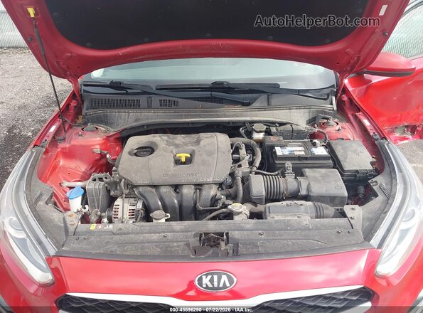 3KPF24AD3KE057428 2019 KIA FORTE Red Rear view
