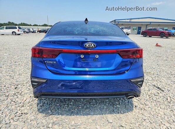 3KPF24AD3LE141640 2020 KIA FORTE Blue უკანა ხედი
