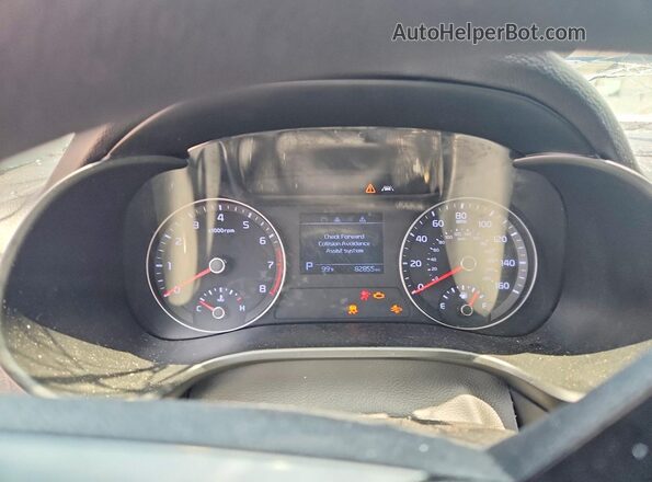 3KPF24AD3LE141640 2020 KIA FORTE Blue ხელსაწყოთა პანელის ხედი