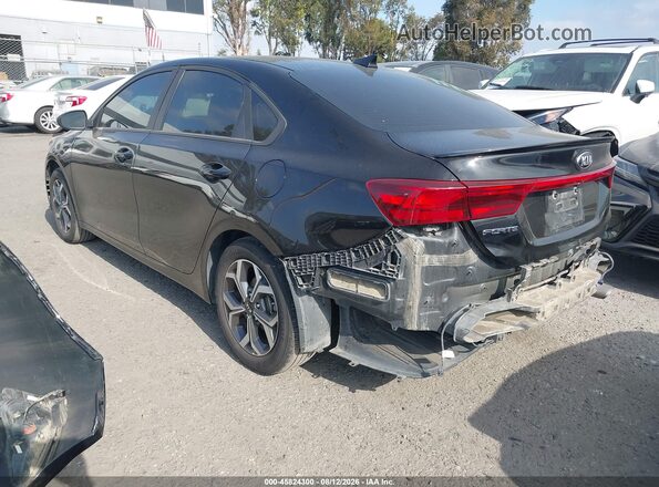 3KPF24AD3LE150791 2020 KIA FORTE Black Trasero izquierdo