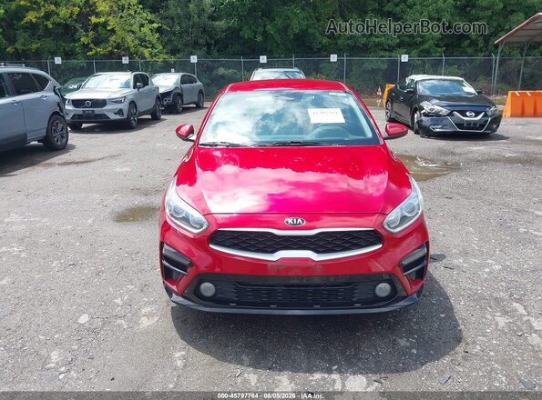 3KPF24AD3LE170863 2020 KIA FORTE Red Widok zestawu wskaźników
