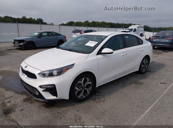 3KPF24AD3LE202551 2020 KIA FORTE Белый Передняя левая четверть