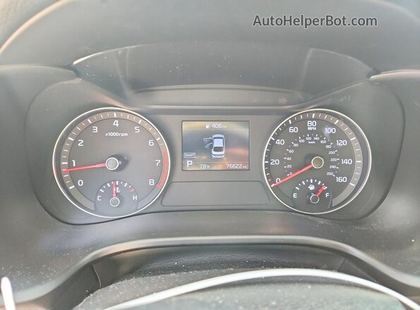 3KPF24AD3LE207586 2020 KIA FORTE White Instrument cluster view