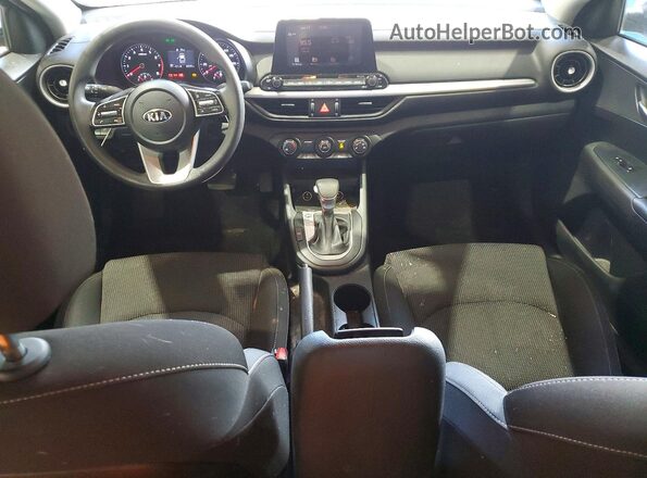 3KPF24AD3LE218538 2020 KIA FORTE Blue Առջևի վահանակի տեսք