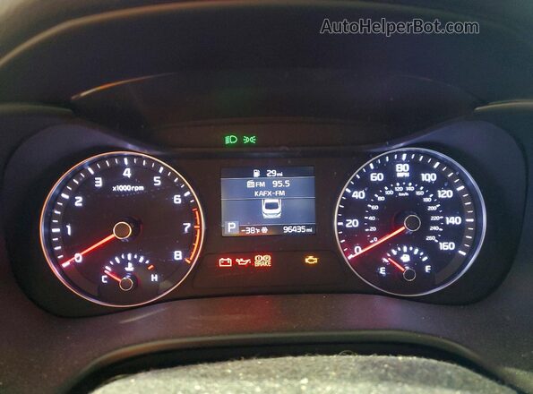 3KPF24AD3LE218538 2020 KIA FORTE Blue Սարքավորումների վահանակի տեսք