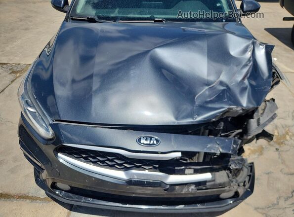 3KPF24AD3LE219592 2020 KIA FORTE Серый Вид задней части салона