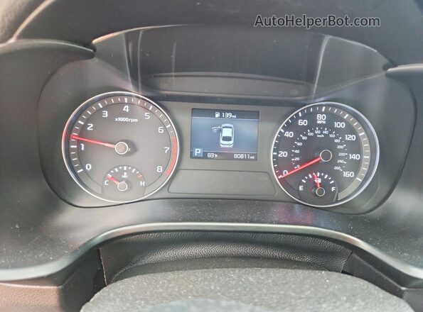 3KPF24AD3ME273556 2021 KIA FORTE Black Widok zestawu wskaźników