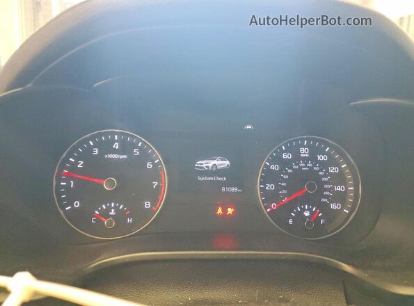 3KPF24AD3ME352984 2021 KIA FORTE Gray Vista del cuadro de instrumentos