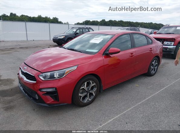 3KPF24AD3ME387122 2021 KIA FORTE Red Передня ліва чверть