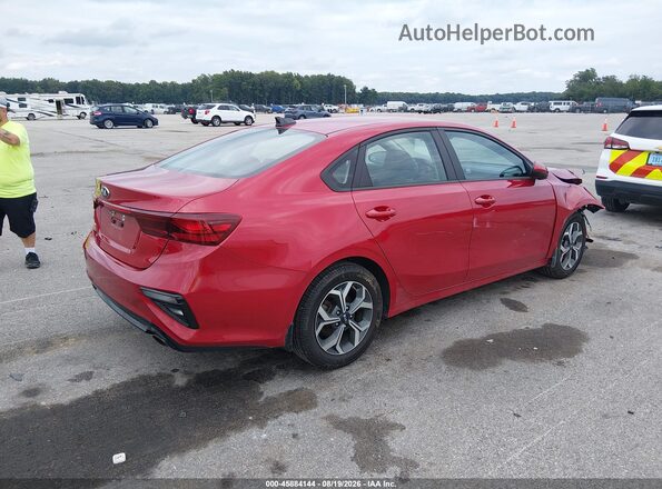 3KPF24AD3ME387122 2021 KIA FORTE Red Задня права чверть