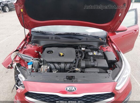 3KPF24AD3ME387122 2021 KIA FORTE Red Вид ззаду
