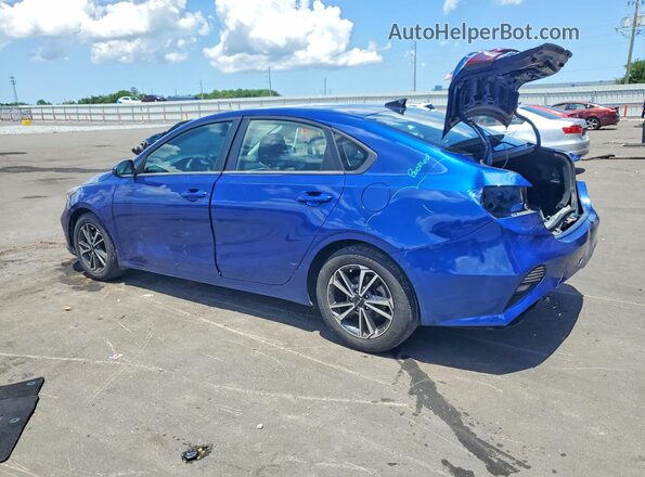 3KPF24AD3NE438880 2022 KIA FORTE Blue Tył lewy