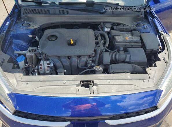 3KPF24AD3NE438880 2022 KIA FORTE Blue Widok wnętrza z tyłu
