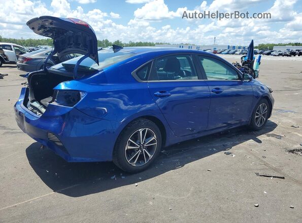3KPF24AD3NE438880 2022 KIA FORTE Blue Tył prawy
