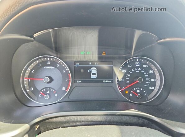 3KPF24AD3NE503596 2022 KIA FORTE Gray Սարքավորումների վահանակի տեսք