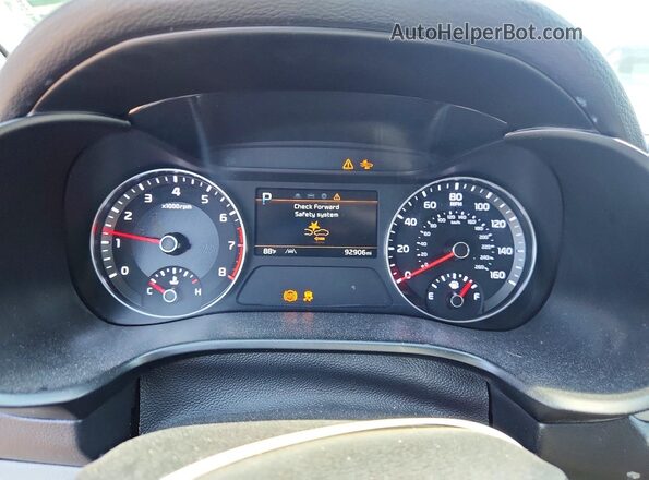 3KPF24AD3PE555300 2023 KIA FORTE Gray Вид щитка приладів