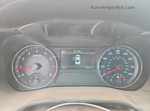 3KPF24AD3RE727604 2024 KIA FORTE Burgundy Vista del cuadro de instrumentos