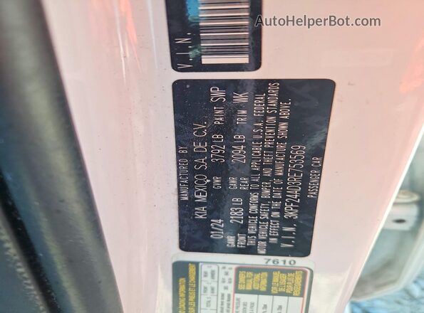 3KPF24AD3RE753569 2024 KIA FORTE White Вид підкапотного простору