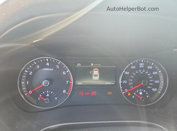 3KPF24AD3RE753569 2024 KIA FORTE White Вид щитка приладів