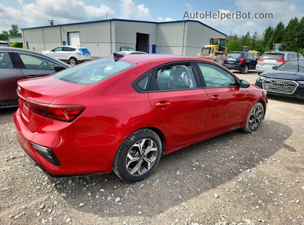3KPF24AD4KE098652 2019 KIA FORTE Red Tył prawy
