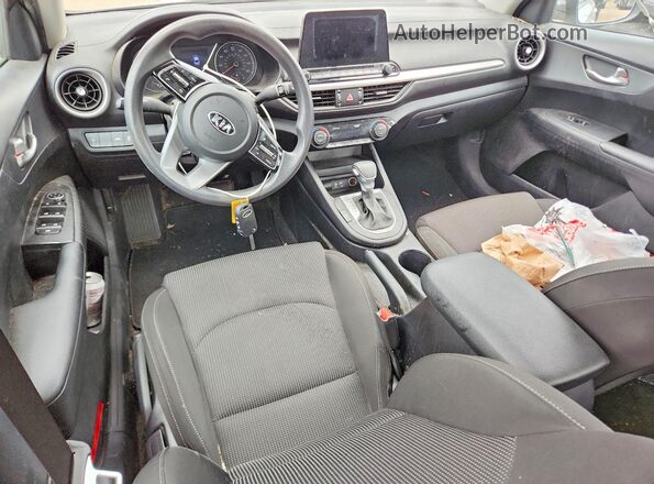 3KPF24AD4KE133545 2019 KIA FORTE Silver Widok deski rozdzielczej