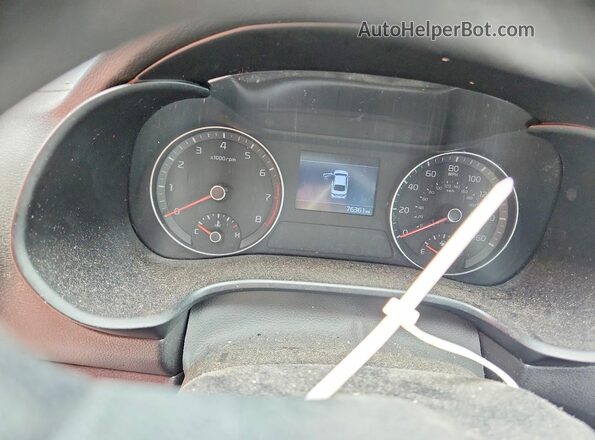 3KPF24AD4KE133545 2019 KIA FORTE Silver Widok zestawu wskaźników