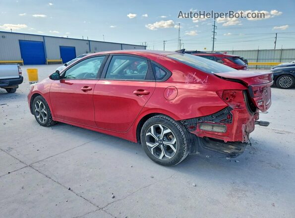 3KPF24AD4KE135778 2019 KIA FORTE Red Trasero izquierdo