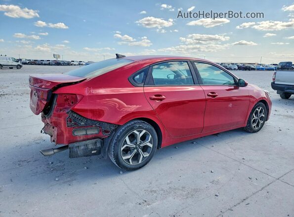 3KPF24AD4KE135778 2019 KIA FORTE Red Trasero derecho
