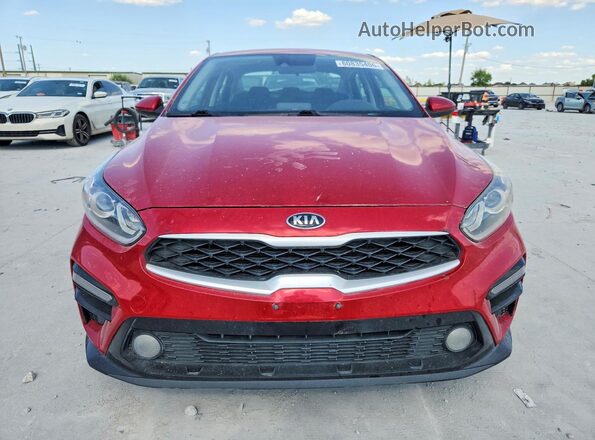 3KPF24AD4KE135778 2019 KIA FORTE Red Vista frontal