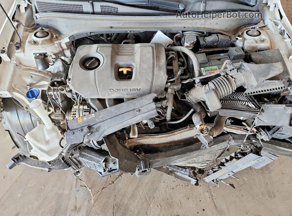 3KPF24AD4KE135991 2019 KIA FORTE Белый Вид задней части салона