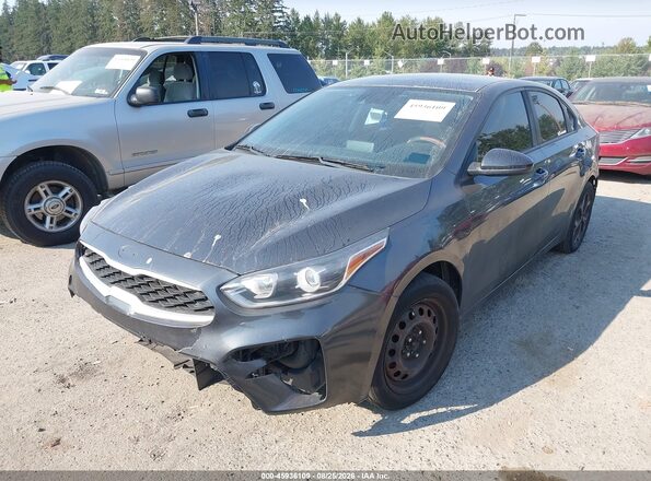 3KPF24AD4LE151349 2020 KIA FORTE Gray წინა მარცხენა ხედი სამი მეოთხედიდან