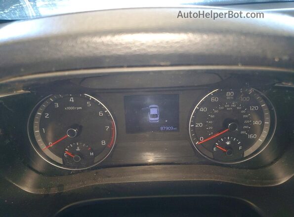 3KPF24AD4LE185209 2020 KIA FORTE White Вид щитка приладів