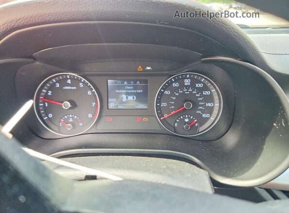 3KPF24AD4LE237406 2020 KIA FORTE Burgundy Widok zestawu wskaźników