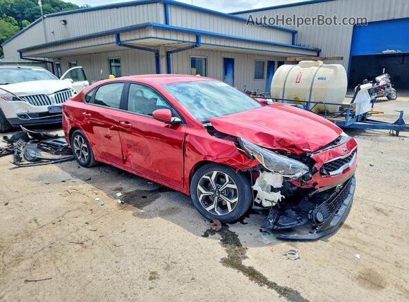3KPF24AD4LE237406 2020 KIA FORTE Burgundy Przód prawy
