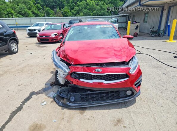 3KPF24AD4LE237406 2020 KIA FORTE Burgundy Widok z przodu