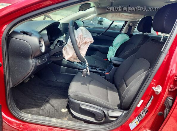 3KPF24AD4LE237406 2020 KIA FORTE Burgundy Widok wnętrza z przodu
