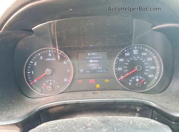 3KPF24AD4ME288244 2021 KIA FORTE Белый Вид щитка приборов