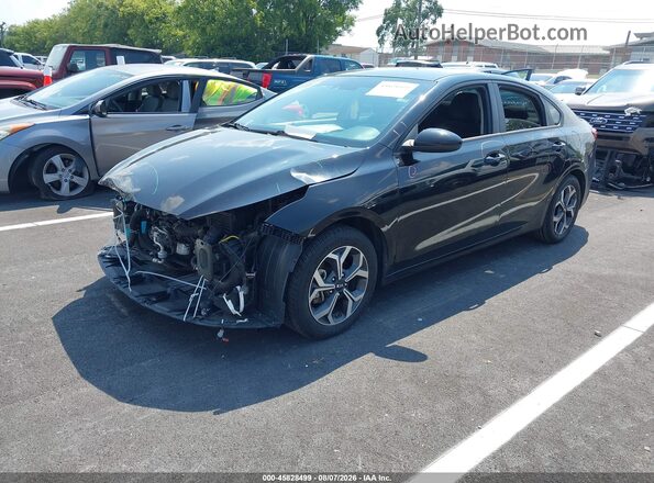 3KPF24AD4ME305608 2021 KIA FORTE Black Передня ліва чверть