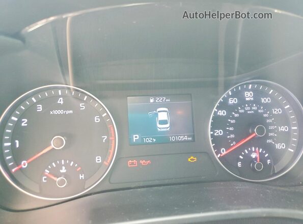 3KPF24AD4ME311392 2021 KIA FORTE White Вид щитка приладів