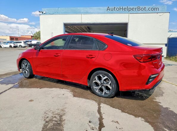 3KPF24AD4ME318553 2021 KIA FORTE Maroon Задня ліва чверть