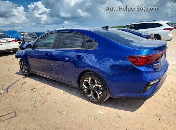 3KPF24AD4ME345607 2021 KIA FORTE Blue Задня ліва чверть