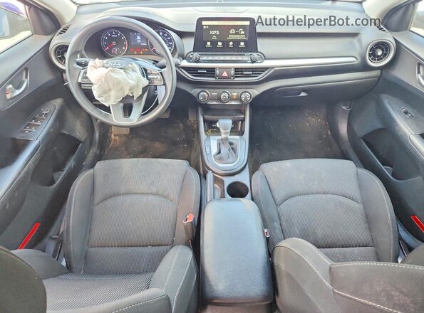 3KPF24AD4ME345607 2021 KIA FORTE Blue Вид панелі приладів